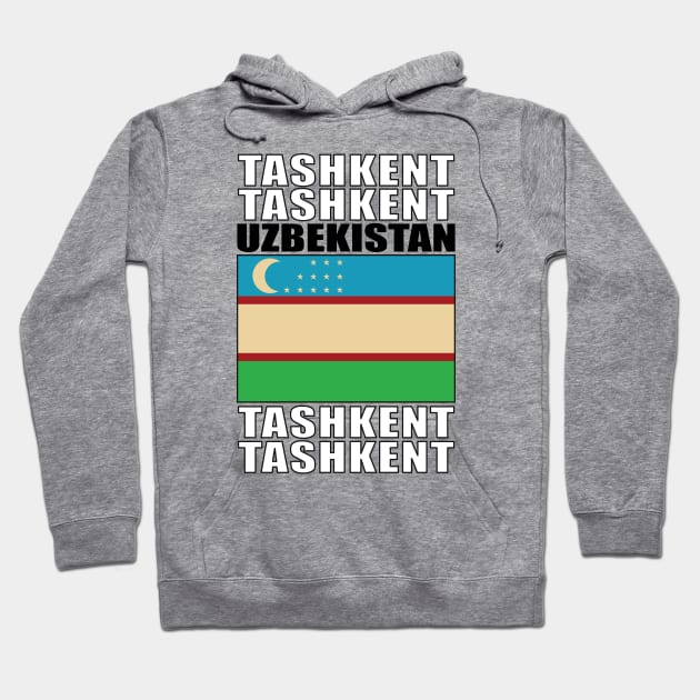 Flag of Uzbekistan Hoodie by KewaleeTee